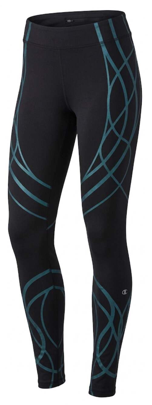 Champion C9 Athletic Compression Leggings - Reflective Geometric Print